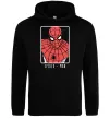 Чоловіча толстовка (худі) Spider-man looking Чорний фото
