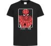Дитяча футболка Spider-man looking Чорний фото