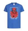 Дитяча футболка Spider-man looking Яскраво-синій фото
