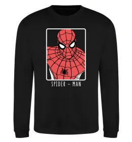 Світшот Spider-man looking Чорний фото
