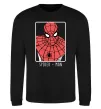 Свитшот Spider-man looking Черный фото