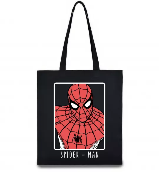 Еко-сумка Spider-man looking Чорний фото