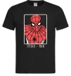 Чоловіча футболка Spider-man looking Чорний фото
