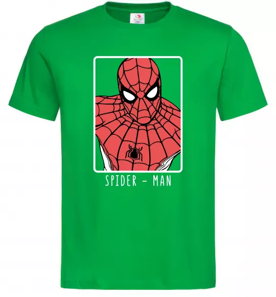 Чоловіча футболка Spider-man looking Зелений фото