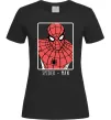Жіноча футболка Spider-man looking Чорний фото