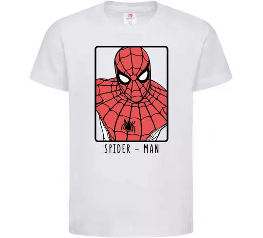 Дитяча футболка Spider-man looking Білий фото