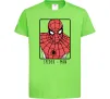 Дитяча футболка Spider-man looking Лаймовий фото