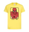 Дитяча футболка Spider-man looking Лимонний фото