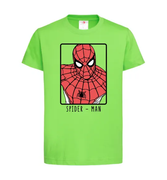 Дитяча футболка Spider-man looking Лаймовий фото