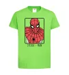 Дитяча футболка Spider-man looking Лаймовий фото