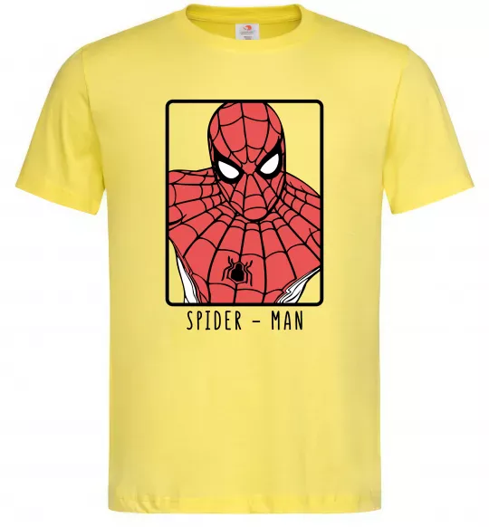 Чоловіча футболка Spider-man looking Лимонний фото