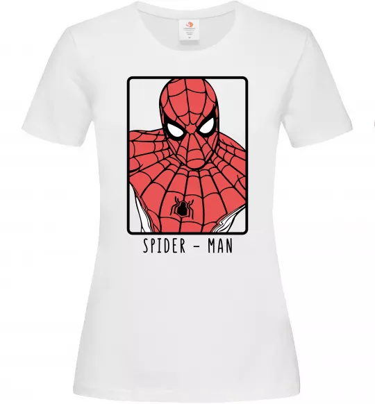 Жіноча футболка Spider-man looking Білий фото