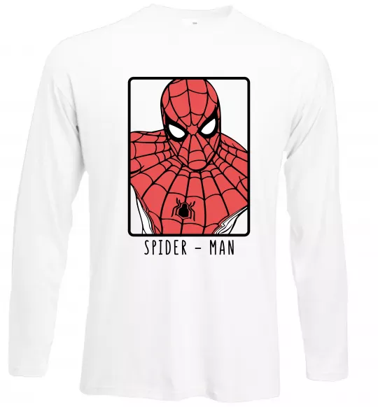 Лонгслив Spider-man looking Белый фото