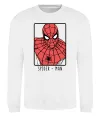 Свитшот Spider-man looking Белый фото