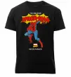 Чоловіча преміум футболка Marvel comics Spider man Чорний фото