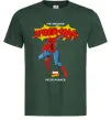 Мужская футболка Marvel comics Spider man Темно-зеленый фото