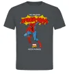 Мужская футболка Marvel comics Spider man Графит фото