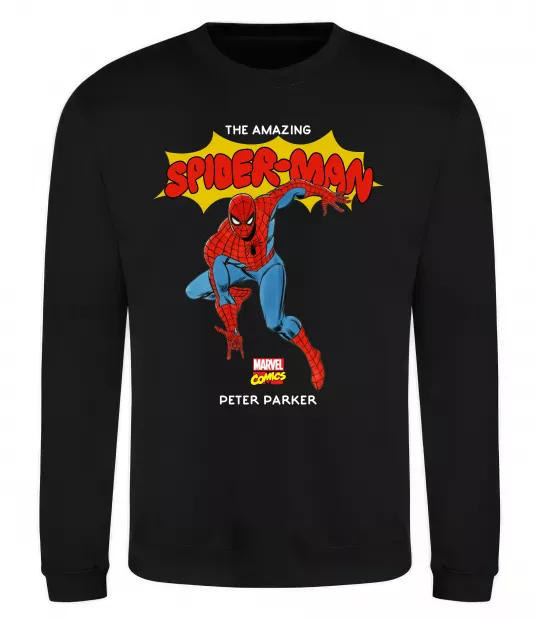 Свитшот Marvel comics Spider man Черный фото