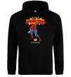 Женская толстовка (худи) Marvel comics Spider man Черный фото