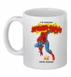 Чашка керамічна Marvel comics Spider man Білий фото