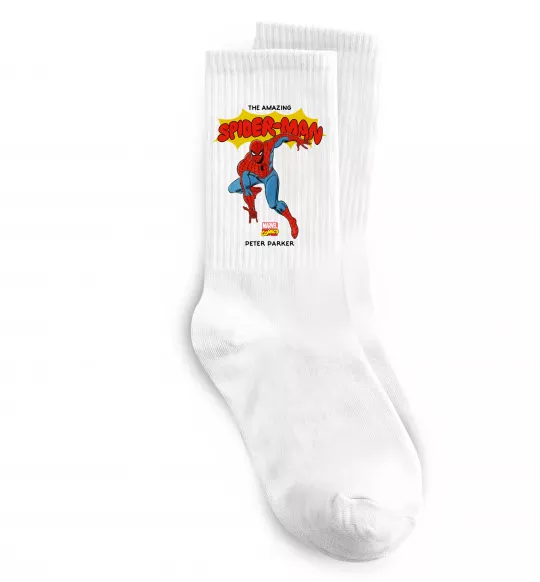 Носки Marvel comics Spider man Белый фото