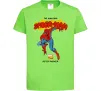 Детская футболка Marvel comics Spider man Лаймовый фото