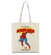 Еко-сумка Marvel comics Spider man Бежевий фото