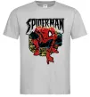 Чоловіча футболка Spider man малюнок Сірий фото