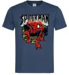 Чоловіча футболка Spider man малюнок Темно-синій фото