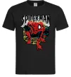Чоловіча футболка Spider man малюнок Чорний фото