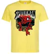 Чоловіча футболка Spider man малюнок Лимонний фото