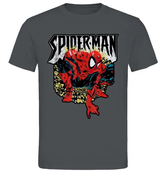 Чоловіча футболка Spider man малюнок Графіт фото