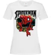 Женская футболка Spider man малюнок Белый фото