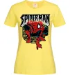 Женская футболка Spider man малюнок Лимонный фото