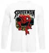 Лонгслив Spider man малюнок Белый фото