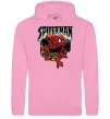 Чоловіча толстовка (худі) Spider man малюнок Рожевий фото