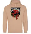 Жіноча толстовка (худі) Spider man малюнок Пісочний фото