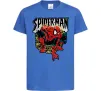 Детская футболка Spider man малюнок Ярко-синий фото