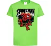 Детская футболка Spider man малюнок Лаймовый фото