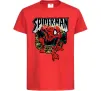 Детская футболка Spider man малюнок Красный фото