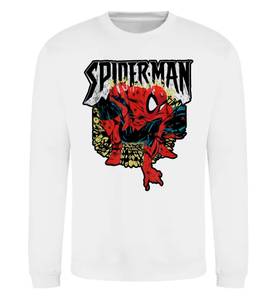 Свитшот Spider man малюнок Белый фото