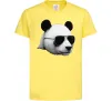 Детская футболка Панда в окулярах Лимонный фото