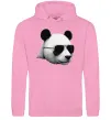 Чоловіча толстовка (худі) Панда в окулярах Рожевий фото