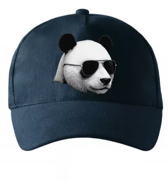Кепка Панда в окулярах Темно-синий фото