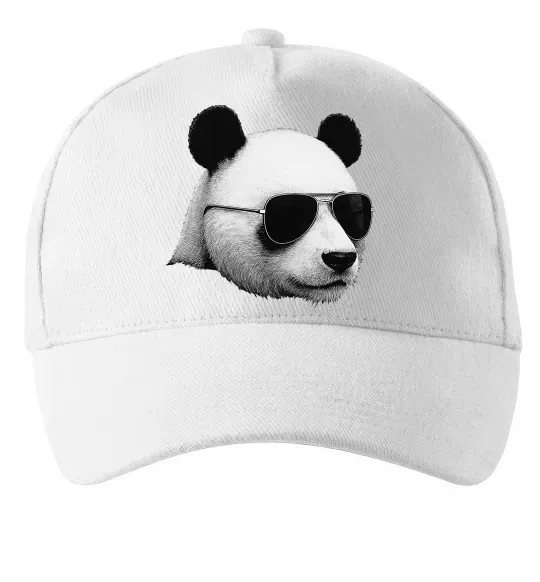 Кепка Панда в окулярах Белый фото