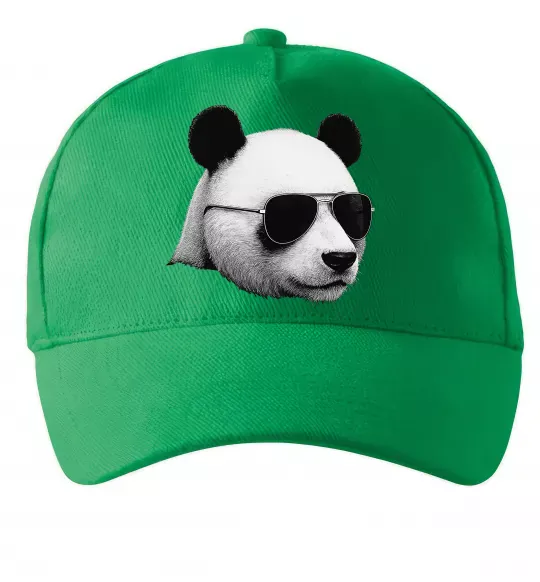 Кепка Панда в окулярах Зеленый фото