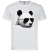 Чоловіча футболка Панда в окулярах Білий фото