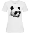 Женская футболка Панда в окулярах Белый фото