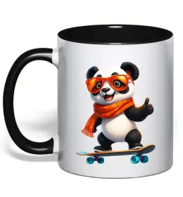 Чашка с цветной ручкой