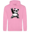 Жіноча толстовка (худі) Панда рок Рожевий фото